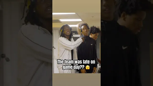 Game day late a different type of late 😬 TAP IN FOR THE FULL VIDEO 🍿​⁠@underarmour