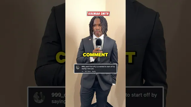 Everybody leave Jeremiah Smith a comment ✍️