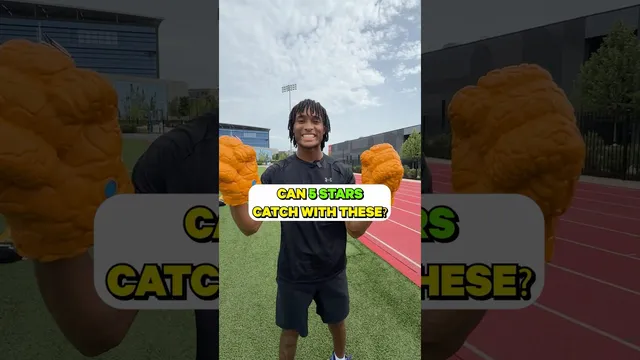 These elite receivers really catch everything WITH THING 🤣🙌 @underarmour