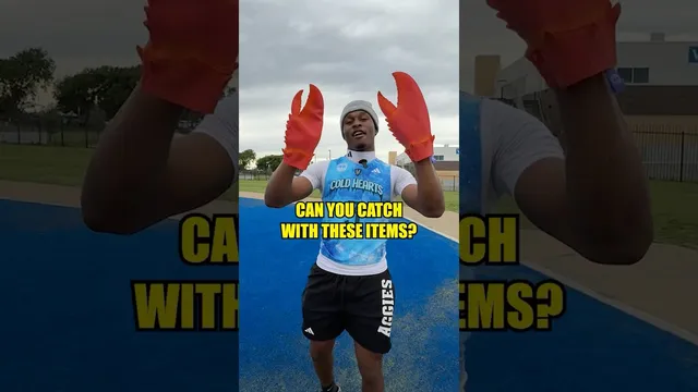 Impossible Football Catching Challenge 🤣