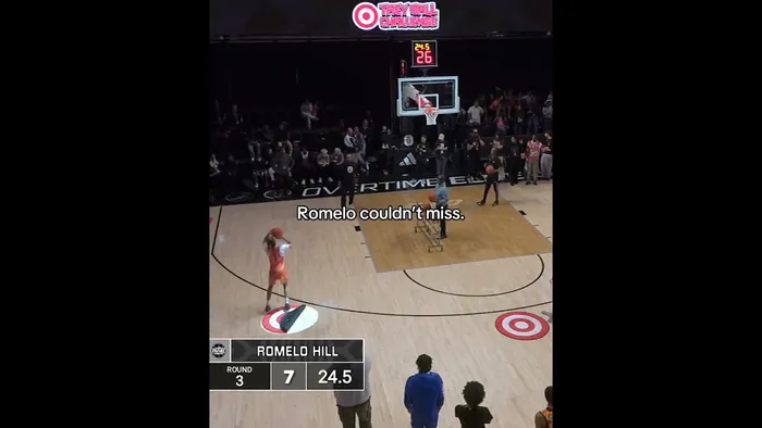 Still hyped that Romelo won the Trey Ball Challenge 🎯
