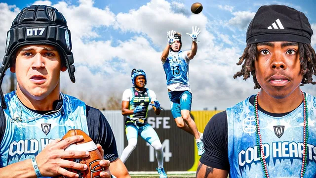 Ryder Lyons & Bunchie Young Make COLD HEARTS FOOTBALL DEBUT! Full Highlights 🥶