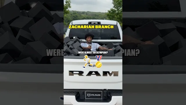 Easy to see Zachariah Branch has Olympic speed ⚡️ @RamTrucks