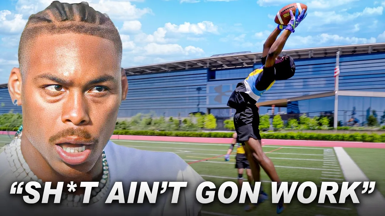 Justin Jefferson Mic'd Up At His ELITE Receiver Camp! "Not No Kids Camp!"