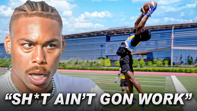 Justin Jefferson Mic'd Up At His ELITE Receiver Camp! "Not No Kids Camp!"