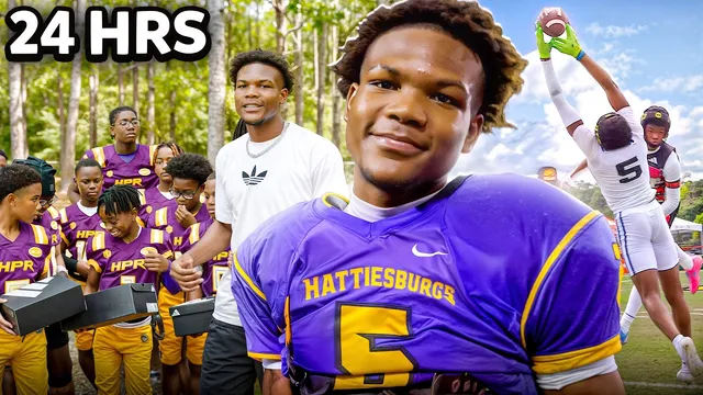 24 Hours With #1 Receiver in the Country (Tristen Keys)