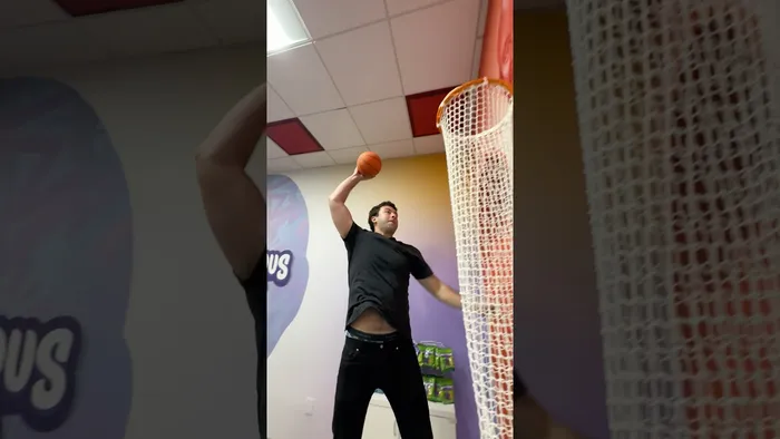 New office = instant dunk contest 😂 #shaqalicious