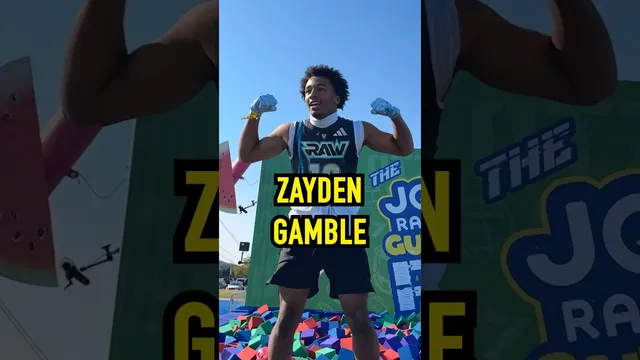 ZAYDEN GAMBLE IS LIKE THAT.