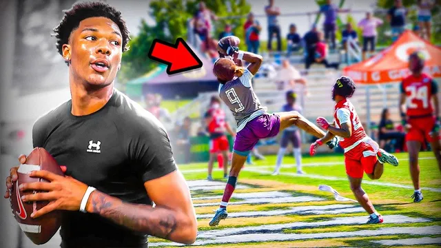 This 6'5" 5-Star Is SHOCKING NFL Scouts...At QB AND WR!