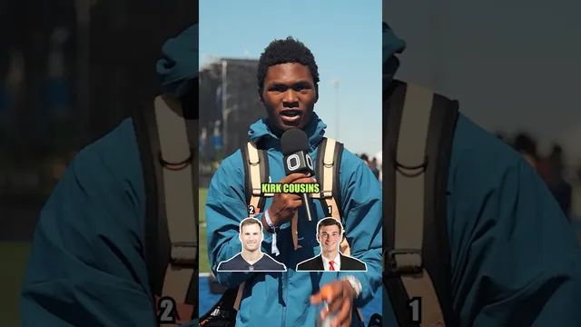 Who should Vegas start Kirk Cousins or Fernando Mendoza? 👀