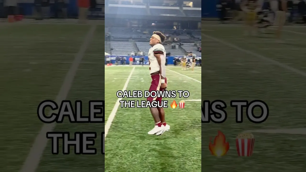 CALEB DOWNS NFL BOUND LFGG 😤