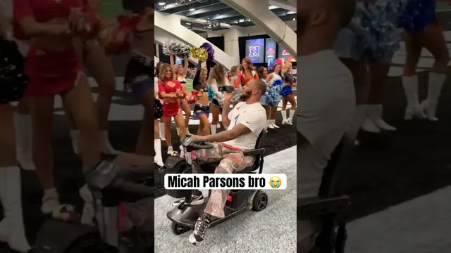 Micah was TROLLING at the Pro Bowl last night 💀