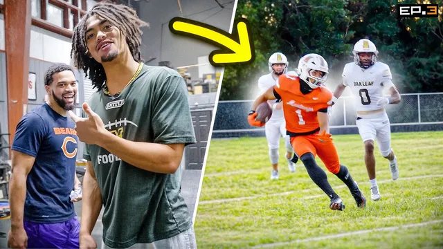 Best 15-Year-Old Football Player In Universe SHOCKS Caleb Williams!