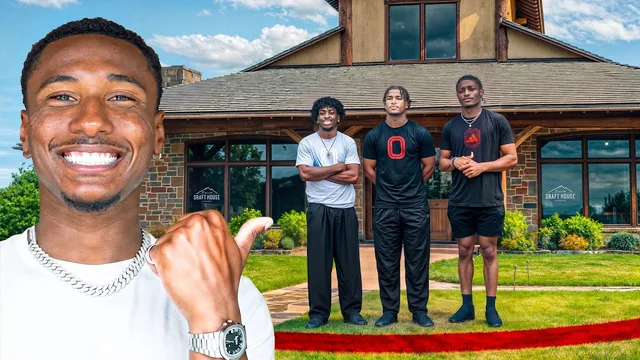 FOOTBALL DRAFT PICKS LAST TO LEAVE THE MANSION!