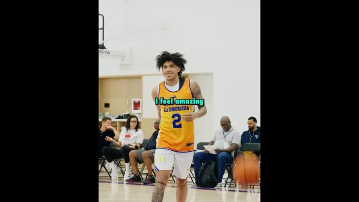 TK mic’d up at McDonald’s practice 🗣️😭