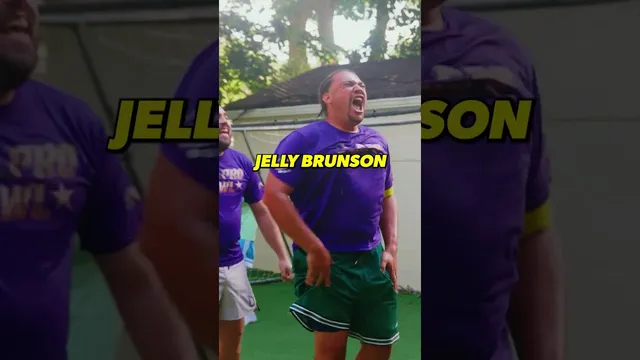 Jelly Brunson at QB1 is insane 💀 @FanDuel