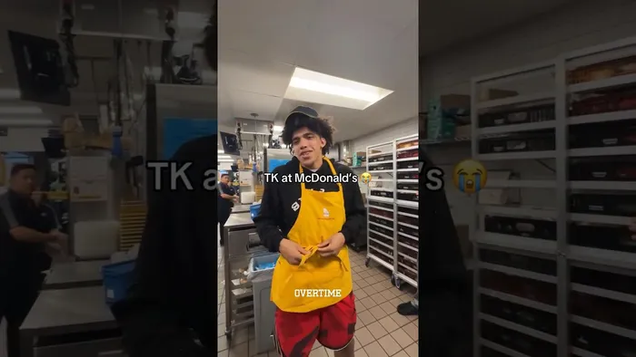 Imagine pulling up to the window and seeing TK 😂