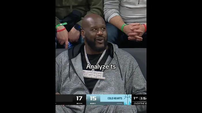 Getting Shaq hyped is crazy aura 🤣