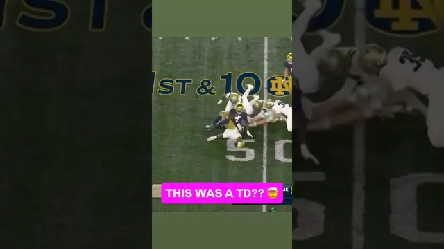 One of the craziest rushing TDs I’ve ever seen 😭 (via nbcsports/IG)