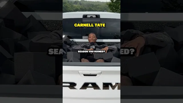 Carnell Tate will NEVER apologize for winning 🏆 @RamTrucks