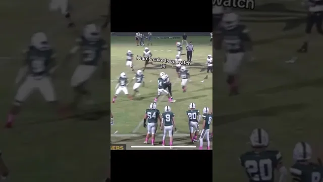 Intrusive thoughts took over💀 (via 9mmcasings/tt) #shorts #football #highschoolfootball #highlights