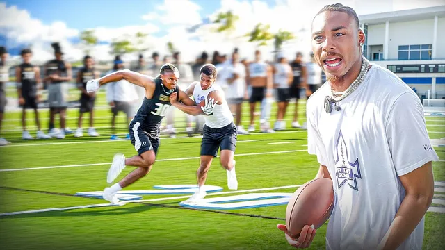 JUSTIN JEFFERSON HOSTED THE CRAZIEST 1v1s FOR 5-STARS ONLY!!