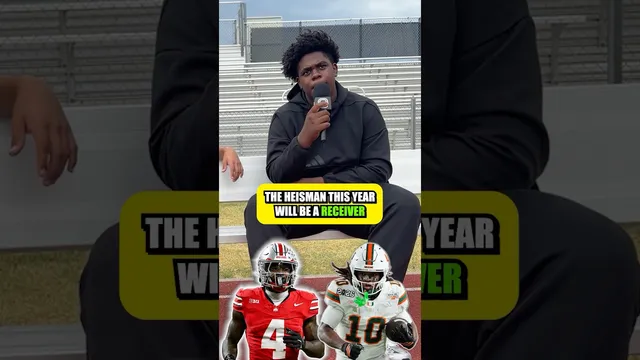 Will the Heisman be a receiver this year? 👀