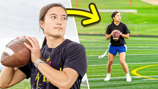SHE’S THE LAMAR JACKSON OF FLAG FOOTBALL
