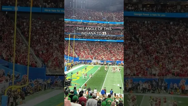 Wow. Indiana up 35-7 going into halftime 😱