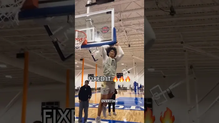 They slapped it back into place 🔥😂