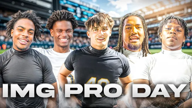 IMG Academy's INSANE Football Pro-Day  😳