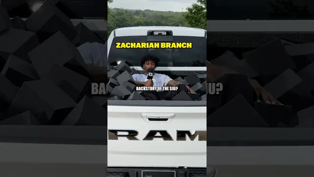 Need Zachariah Branch to hit the sui in the league ASAP 🔥@RamTrucks